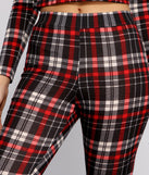 With stylish details, the Classic Plaid Pajama Leggings will be your go-to women' loungewear for your best laid back or casual outfits.