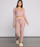 You’ll look stunning in the Long Sleeve Eyelash Knit Pajama Top when paired with its matching separate to create a glam clothing set perfect for parties, date nights, concert outfits, back-to-school attire, or for any summer event!