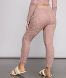 You’ll look stunning in the Mid Rise Eyelash Knit Pajama Leggings when paired with its matching separate to create a glam clothing set perfect for parties, date nights, concert outfits, back-to-school attire, or for any summer event!