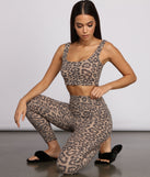 Leopard Print Pajama Crop Top provides essential lift and support for creating your best summer outfits of the season for 2023!
