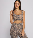 Leopard Print Pajama Crop Top provides essential lift and support for creating your best summer outfits of the season for 2023!