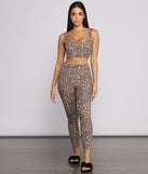 Leopard Print Pajama Crop Top provides essential lift and support for creating your best summer outfits of the season for 2023!