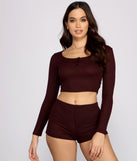 Chenille Knit Pajama Top and Shorts Set provides essential lift and support for creating your best summer outfits of the season for 2023!