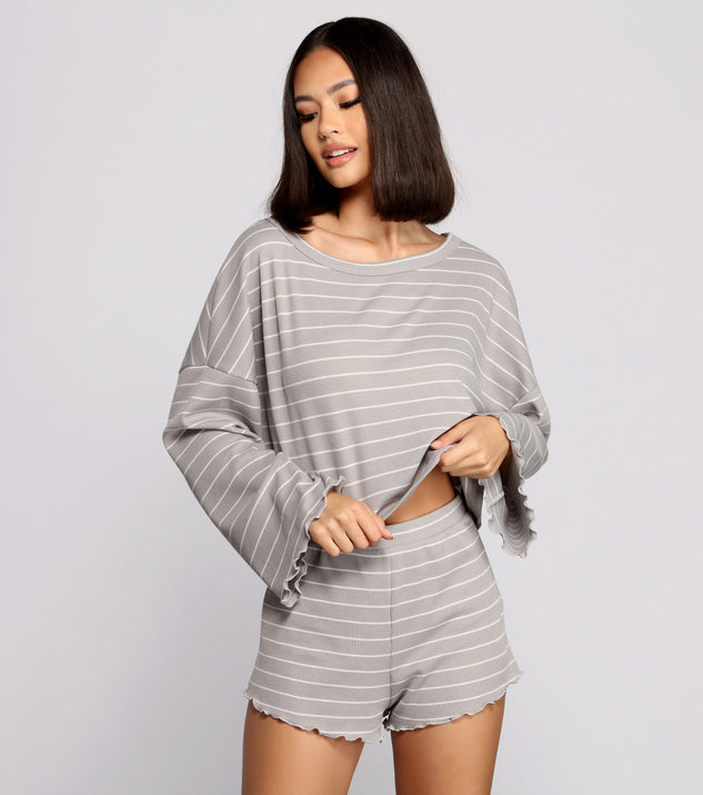Take On Trendy Stripes Pajama Top provides essential lift and support for creating your best summer outfits of the season for 2023!