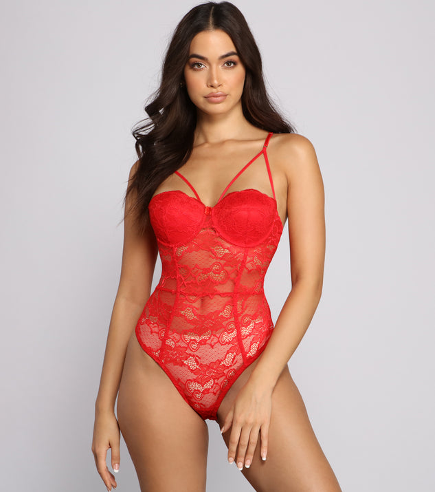 Stay Sultry Lace Detail Teddy provides essential lift and support for creating your best summer outfits of the season for 2023!