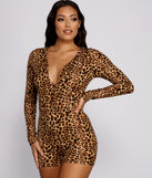 Spot Me Out Leopard Print Pajama Romper provides essential lift and support for creating your best summer outfits of the season for 2023!