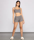 Catching Cozy Vibes Pajama Shorts provides essential lift and support for creating your best summer outfits of the season for 2023!