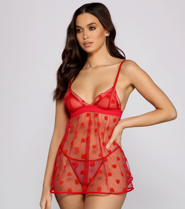 Show Some Love Heart Print Babydoll provides essential lift and support for creating your best summer outfits of the season for 2023!