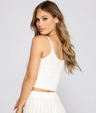 Major Goals Cable Knit Pajama Tank provides essential lift and support for creating your best summer outfits of the season for 2023!