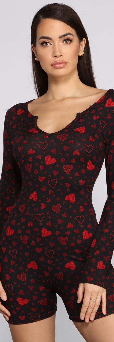 Be Mine Long Sleeve Pajama Romper provides essential lift and support for creating your best summer outfits of the season for 2023!