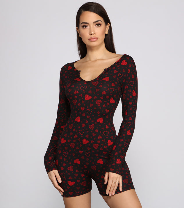Be Mine Long Sleeve Pajama Romper provides essential lift and support for creating your best summer outfits of the season for 2023!