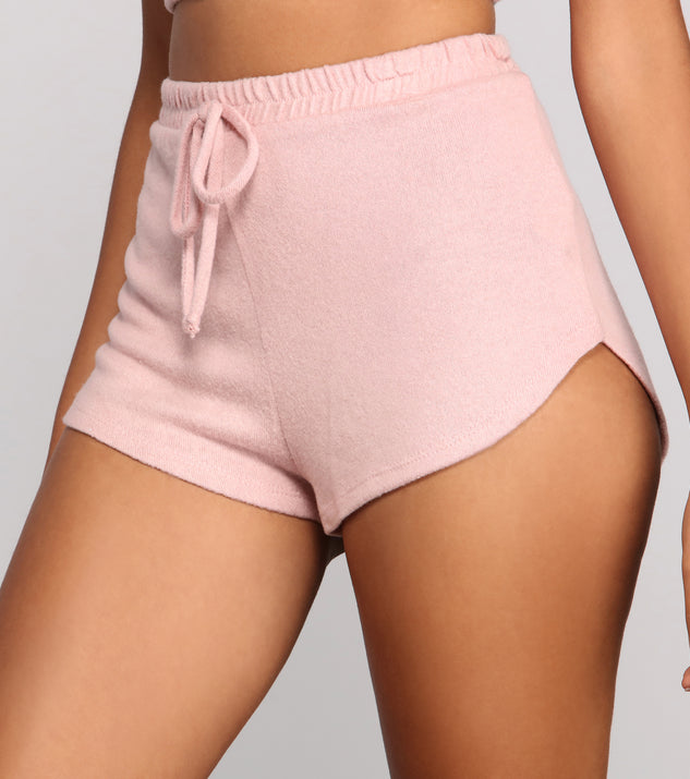 You’ll look stunning in the Keeping Knit Cute N' Cozy Pajama Shorts when paired with its matching separate to create a glam clothing set perfect for parties, date nights, concert outfits, back-to-school attire, or for any summer event!
