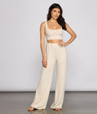 You’ll look stunning in the Fuzzy Feels Sleeveless Pajama Tank when paired with its matching separate to create a glam clothing set perfect for parties, date nights, concert outfits, back-to-school attire, or for any summer event!