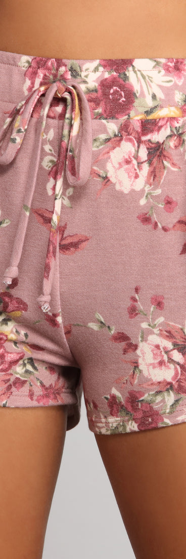 Floral Dreams High Waist Pajama Shorts provides essential lift and support for creating your best summer outfits of the season for 2023!