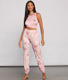 Pop Of Retro Tie Dye Pajama Joggers provides essential lift and support for creating your best summer outfits of the season for 2023!