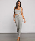 Casual Ribbed Knit Pajama Tank And Leggings Set provides essential lift and support for creating your best summer outfits of the season for 2023!