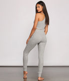 Casual Ribbed Knit Pajama Tank And Leggings Set provides essential lift and support for creating your best summer outfits of the season for 2023!