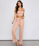 Cozy Basics Ribbed Pajama Pants provides essential lift and support for creating your best summer outfits of the season for 2023!