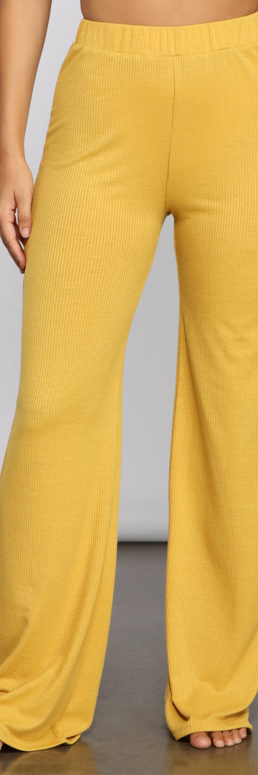 Chill Out Ribbed Pajama Pants provides essential lift and support for creating your best summer outfits of the season for 2023!