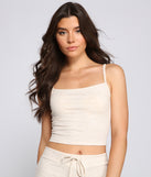 Casual Mood Ribbed Knit Pajama Tank provides essential lift and support for creating your best summer outfits of the season for 2023!
