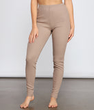 Casual And Stylish Waffle Knit Leggings for 2023 festival outfits, festival dress, outfits for raves, concert outfits, and/or club outfits