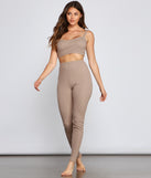 Casual And Stylish Waffle Knit Leggings for 2023 festival outfits, festival dress, outfits for raves, concert outfits, and/or club outfits