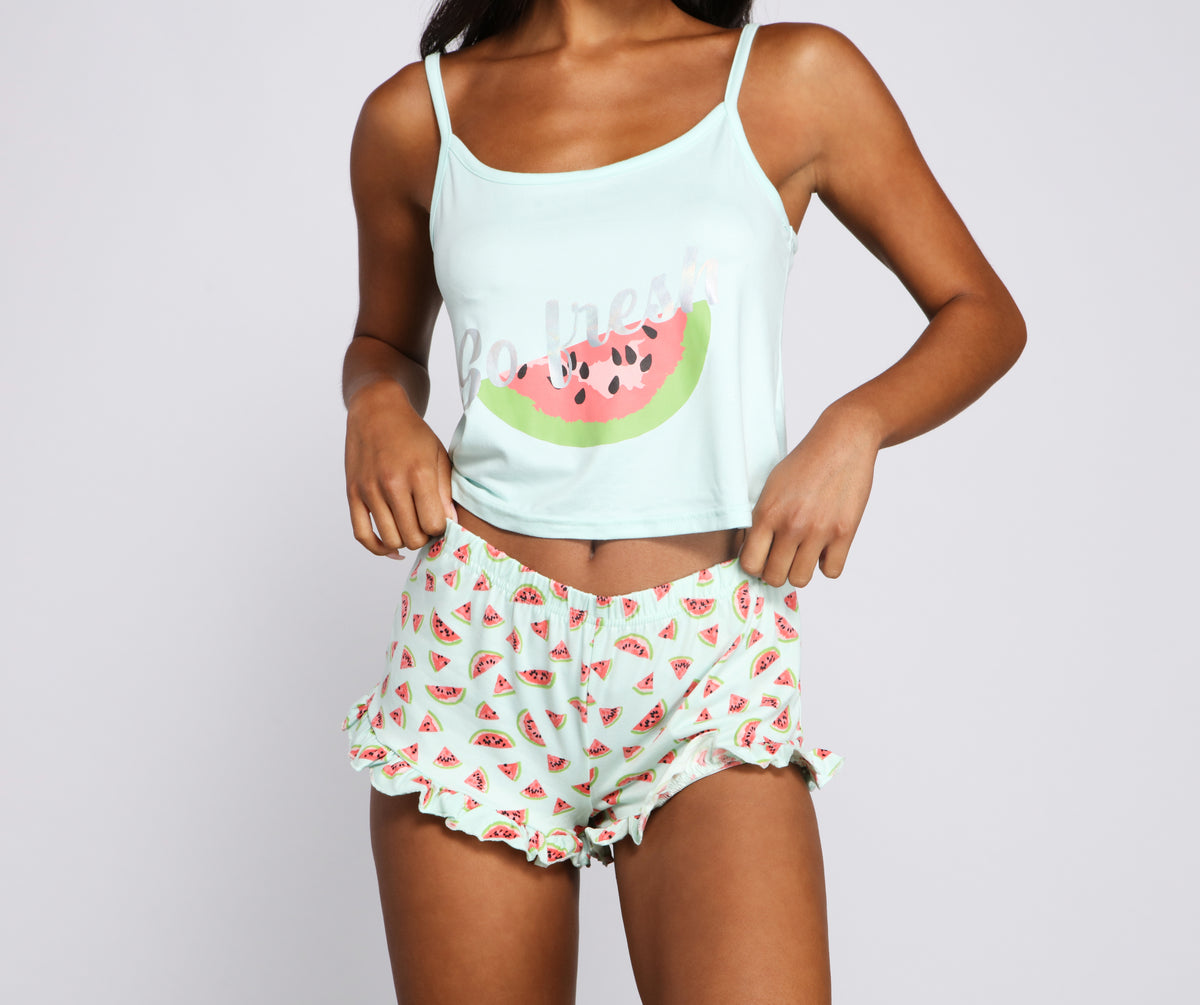 So Fresh Watermelon Pajama Set