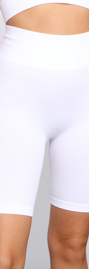 Sleek And Basic Ribbed Biker Shorts provides essential lift and support for creating your best summer outfits of the season for 2023!
