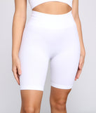Sleek And Basic Ribbed Biker Shorts provides essential lift and support for creating your best summer outfits of the season for 2023!