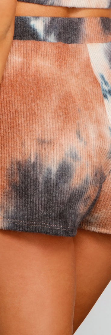 Tie Dye Ribbed Knit Pajama Shorts provides essential lift and support for creating your best summer outfits of the season for 2023!