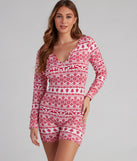 Tis' The Season Fair Isle Pajama Romper Set provides essential lift and support for creating your best summer outfits of the season for 2023!