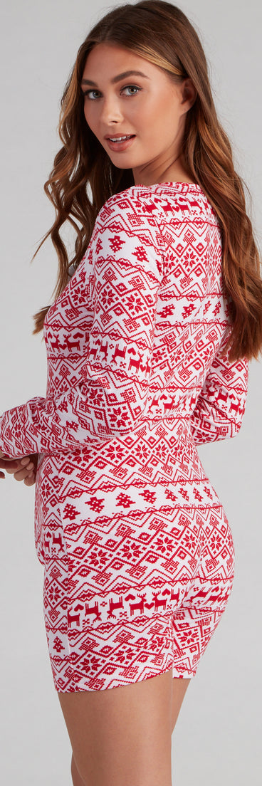 Tis' The Season Fair Isle Pajama Romper Set provides essential lift and support for creating your best summer outfits of the season for 2023!