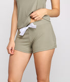Chill Out Ribbed Pajama Tank And Shorts Set provides essential lift and support for creating your best summer outfits of the season for 2023!