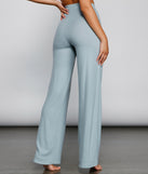 You’ll look stunning in the Sleeping In Wide-Leg Pajama Pants when paired with its matching separate to create a glam clothing set perfect for parties, date nights, concert outfits, back-to-school attire, or for any summer event!