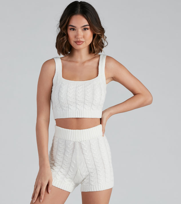 Cuddle Up Cable Knit Pajama Tank provides essential lift and support for creating your best summer outfits of the season for 2023!
