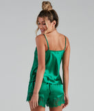 Living In Lace Satin Pajama Set provides essential lift and support for creating your best summer outfits of the season for 2023!