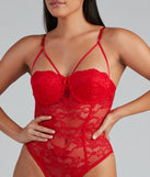 Sheer Desire Caged Lace Teddy provides essential lift and support for creating your best summer outfits of the season for 2023!