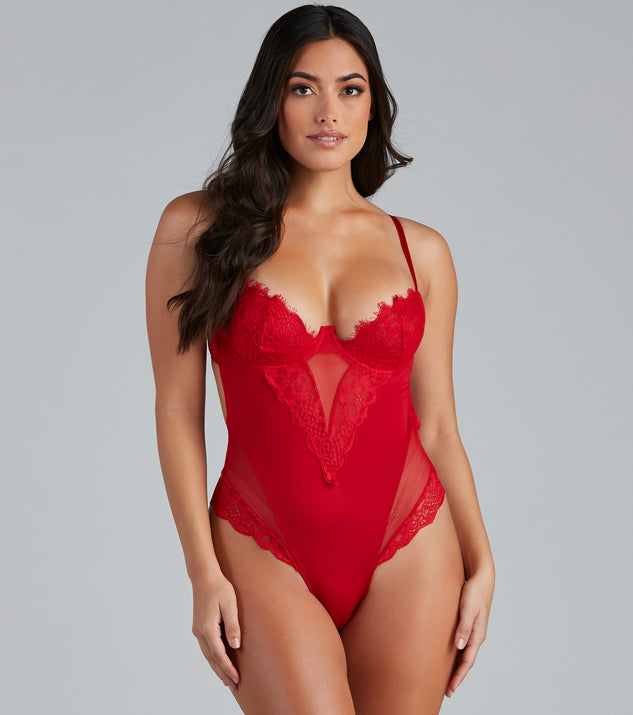 Stop And Stare Lace Mesh Teddy provides essential lift and support for creating your best summer outfits of the season for 2023!