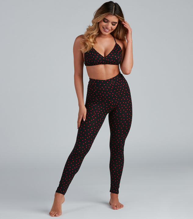 So Flirty Heart Printed Pajama Leggings provides essential lift and support for creating your best summer outfits of the season for 2023!