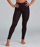 So Flirty Heart Printed Pajama Leggings provides essential lift and support for creating your best summer outfits of the season for 2023!
