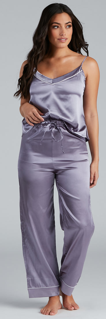 Luxe Life Satin PJ Cami And Pants Set provides essential lift and support for creating your best summer outfits of the season for 2023!