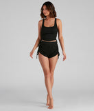 You’ll look stunning in the Better Together Crop Tank Top when paired with its matching separate to create a glam clothing set perfect for parties, date nights, concert outfits, back-to-school attire, or for any summer event!