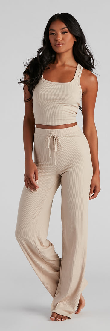 Lounge Goals Racerback PJ Tank Top provides essential lift and support for creating your best summer outfits of the season for 2023!