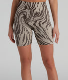 You’ll look stunning in the Sassy Swirls High Waist Seamless Shorts when paired with its matching separate to create a glam clothing set perfect for parties, date nights, concert outfits, back-to-school attire, or for any summer event!