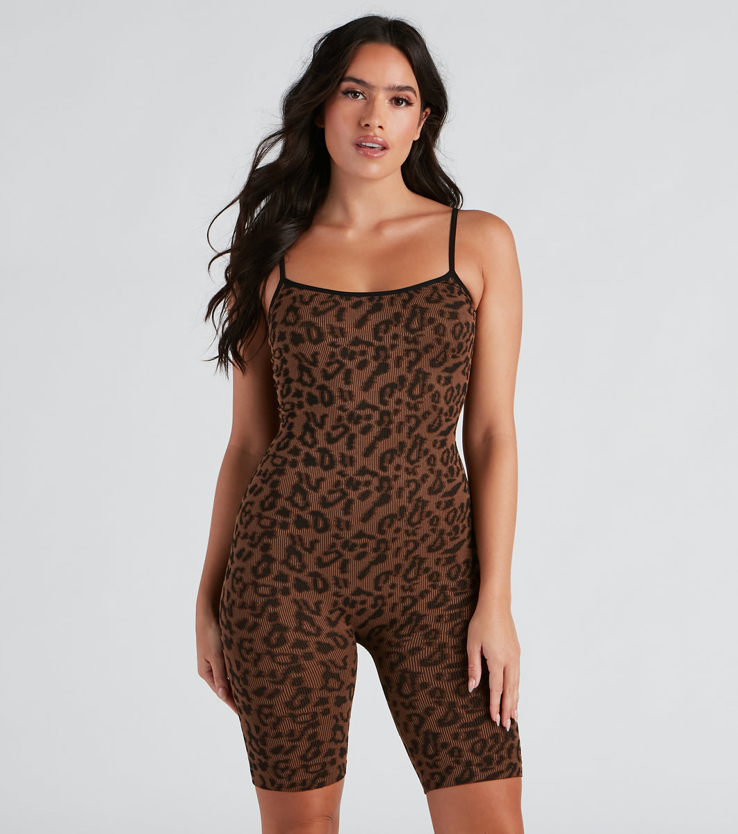 Living Leopard Pajama Romper