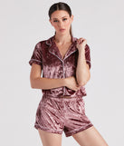Crushing On Velvet Pajama Top provides essential lift and support for creating your best summer outfits of the season for 2023!