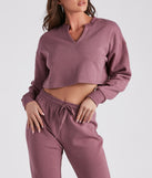 Casual Mood Crop Top And Joggers Set provides essential lift and support for creating your best summer outfits of the season for 2023!