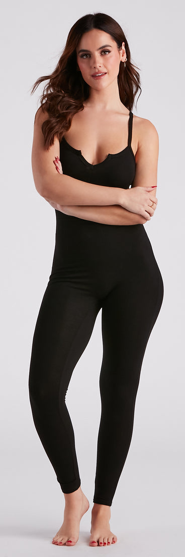All The Comfy Vibes Sleeveless Catsuit provides essential lift and support for creating your best summer outfits of the season for 2023!
