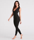 Effortless Essential Sleeveless V-Neck Catsuit provides a stylish start to creating your best summer outfits of the season with on-trend details for 2023!