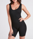 Gimme The Basics Scoop Neck Seamless Romper provides essential lift and support for creating your best summer outfits of the season for 2023!